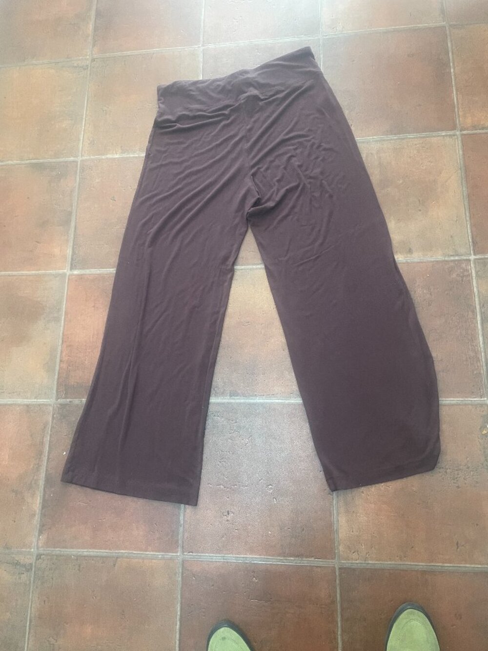 Dark brown exercise pants